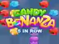 Gêm Candy Bonanza: 5 Mewn Rhes ar-lein Gêm Candy Bonanza: 5 Mewn Rhes ar-lein