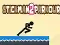 Gêm StickMan Parkour 2 ar-lein Gêm StickMan Parkour 2 ar-lein