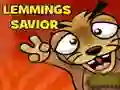 GĂȘm Achubwr Lemming ar-lein GĂȘm Achubwr Lemming ar-lein