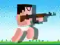 Gêm Rush Noob yn erbyn Monsters Pro ar-lein