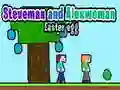 Gêm Steveman a Alexwoman: Wy Pasg ar-lein Gêm Steveman a Alexwoman: Wy Pasg ar-lein