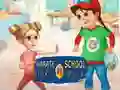 Gêm Mer Karate yn erbyn Y Buly Ysgol ar-lein Gêm Mer Karate yn erbyn Y Buly Ysgol ar-lein