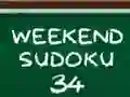 Gêm Sudoku Penwythnos 34 ar-lein