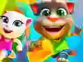 Gêm Talking Tom: Rhedwr ar-lein