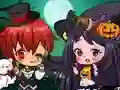 Gêm Pâr Chibi Gwyl y Meirw ar-lein