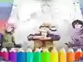 Gêm Llyfr lliwio Naruto Shippuden ar-lein