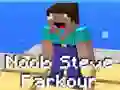 Gêm Noob Steve Parkour ar-lein Gêm Noob Steve Parkour ar-lein