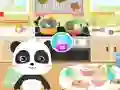 Gêm Glanhau gyda Panda Bach ar-lein