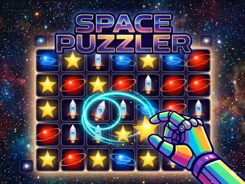 Gêm Space Puzzler ar-lein