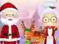 Gêm Antur Nadolig Mr a Mrs Santa ar-lein Gêm Antur Nadolig Mr a Mrs Santa ar-lein