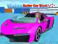 Gêm Stunts Car Surfwr Dwr ar-lein Gêm Stunts Car Surfwr Dwr ar-lein