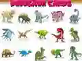 Gêm Cardiau Dinosor ar-lein
