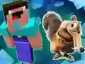 Gêm Noob Parkour: Oes Ynyd ar-lein Gêm Noob Parkour: Oes Ynyd ar-lein