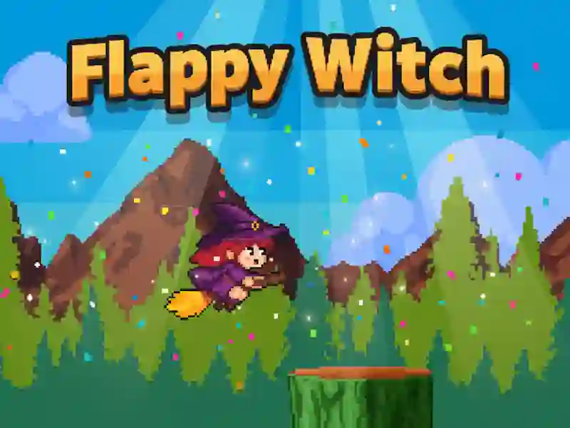 Gêm Flappy Witch ar-lein