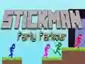 Gêm Party Stickman Parkour ar-lein