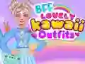Gêm BFF Gwisg Kawaii Lovely ar-lein Gêm BFF Gwisg Kawaii Lovely ar-lein