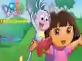 Gêm Dora Dod o Hyd i’r Map Cudd ar-lein