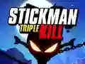 Gêm Stickman Triple Kill ar-lein