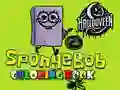 Gêm SpobgeBob Llyfr Celf Haloween ar-lein
