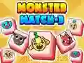Gêm Monster Match-3 ar-lein Gêm Monster Match-3 ar-lein