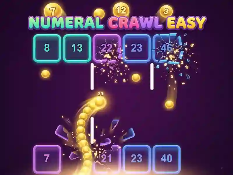 Gêm Numeral Crawl Easy ar-lein