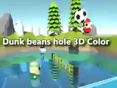 Gêm Dunk ffa feewn mewn twll 3D lliw ar-lein