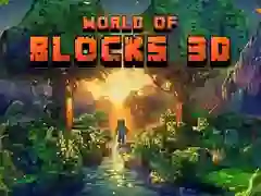 Gêm Byd Blociau 3D ar-lein