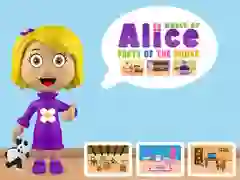 Gêm Bydfa Alice: Rhannau'r Tŷ ar-lein Gêm Bydfa Alice: Rhannau'r Tŷ ar-lein
