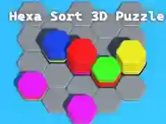 Gêm Puzzle Sortio Hexa 3D ar-lein Gêm Puzzle Sortio Hexa 3D ar-lein