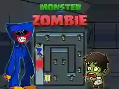 Gêm Monstr yn erbyn Zombie ar-lein