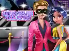 Gêm Party Glam Super Couple ar-lein