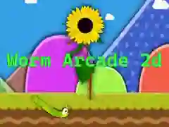 Gêm Worm Arcade 2D ar-lein