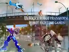 Gêm Robot Heddlu’r UD: Trawswblith - Gemau Rhyfel Robot ar-lein