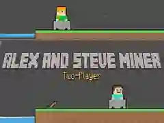 GĂȘm Alex a Steve: Mwyllwr Dau Chwaraewr ar-lein GĂȘm Alex a Steve: Mwyllwr Dau Chwaraewr ar-lein