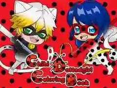 Gêm Llyfr lliwio Merch Chibi gyda pwyntiau ar-lein