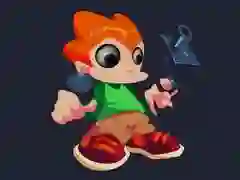 Gêm Nos Ffriday Funkin Lygad Mawr ar-lein