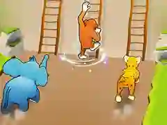 Gêm Newid Anifeiliaid ar-lein