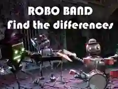 Gêm Band Robot - Canfod y Gwahaniaethau ar-lein