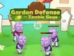Gêm Amddiffyn Gardd - Sioe Zombie ar-lein