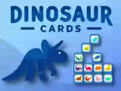 Gêm Cerdyn Dinosaur ar-lein
