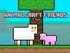 Gêm AnimalCraft Ffrindiau 2 chwaraewr ar-lein Gêm AnimalCraft Ffrindiau 2 chwaraewr ar-lein
