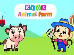 Gêm Fferm Anifeiliaid Plant ar-lein