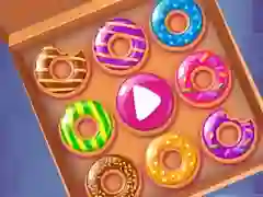 Gêm Doughnuts Cydweddu ar-lein Gêm Doughnuts Cydweddu ar-lein