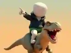 Gêm Stickman. Aber Dinosaurs ar-lein