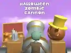 Gêm Cann Zombi Calan Gaeaf ar-lein