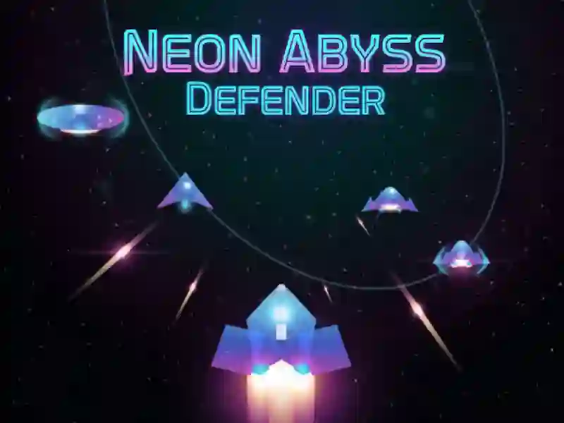 Gêm Amddiffynnwr Neon Abyss ar-lein