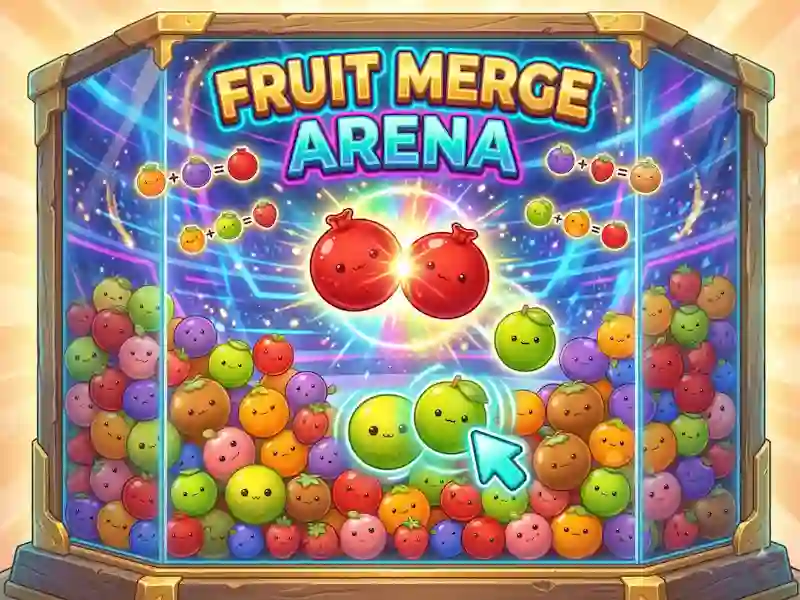 Gêm Fruit Merge Arena ar-lein