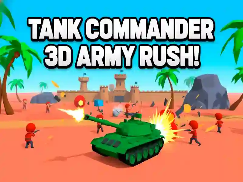 Gêm Tanc Commander 3d Byddin Rush! ar-lein