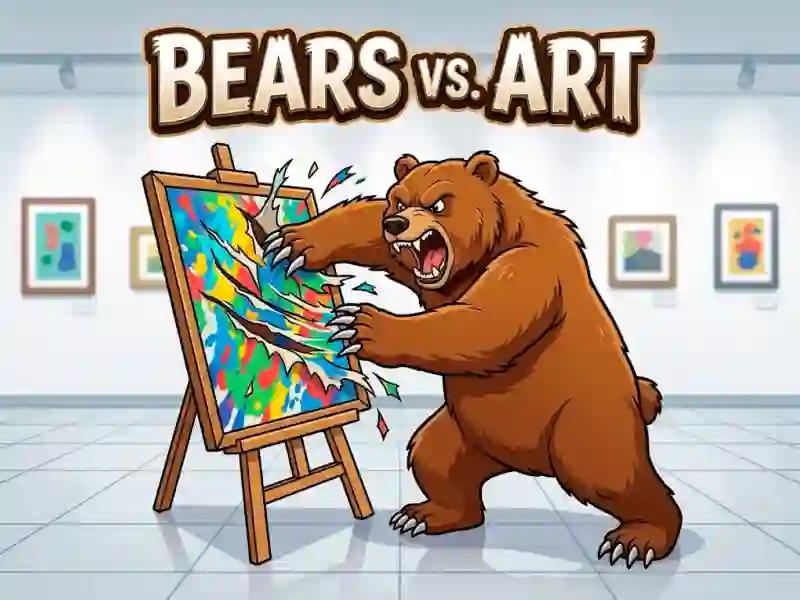 Gêm Bears vs. Art ar-lein