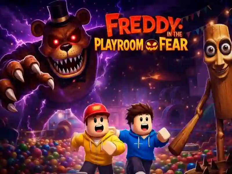 Gêm Freddy yn Playroom of Fear ar-lein